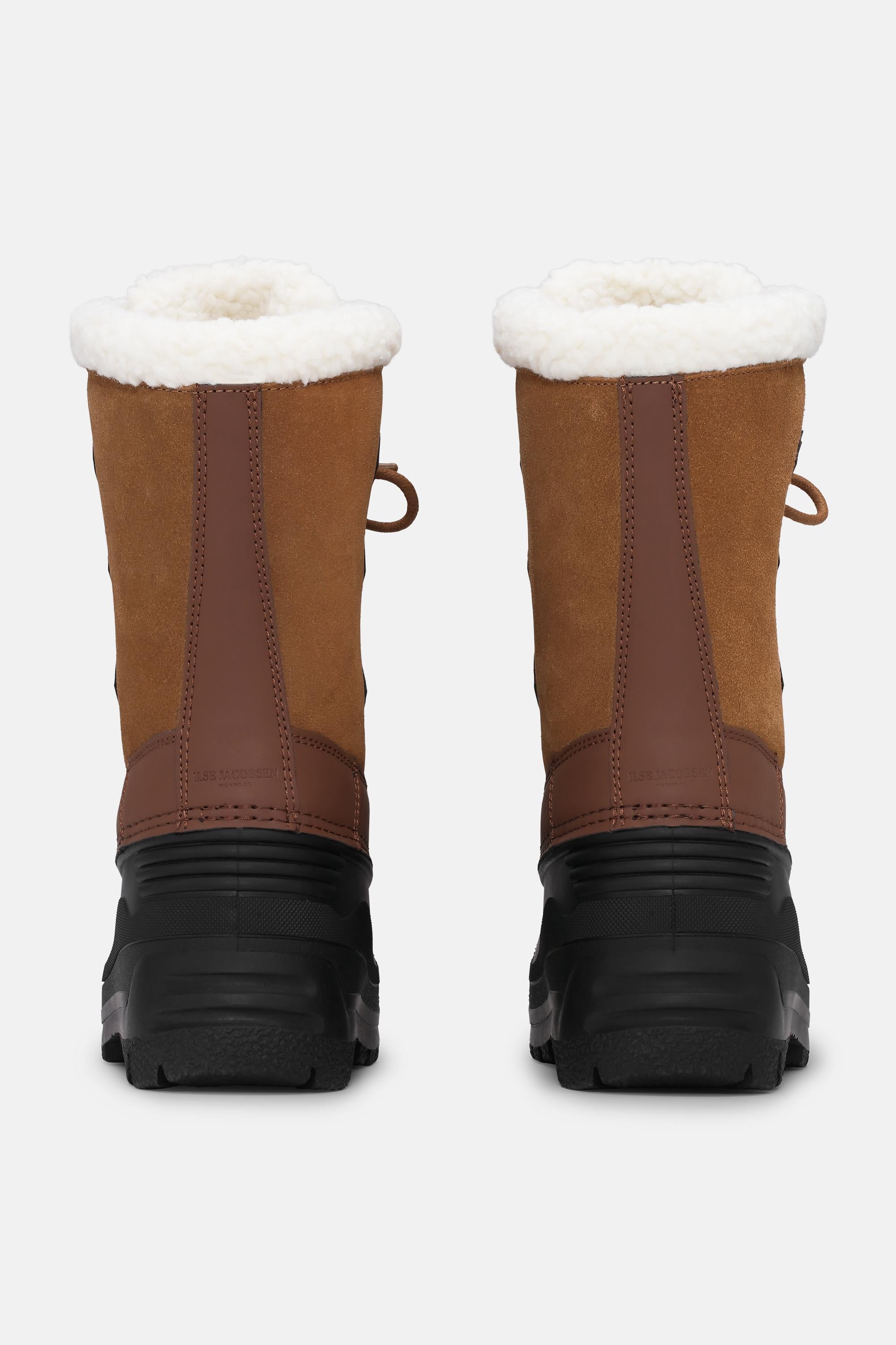 Warm Winter Boot - Cashew Black